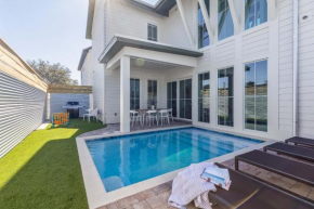 Luxury New Build Casa Blanca 4BR Family Home Private Heatable Pool Steps to Beach